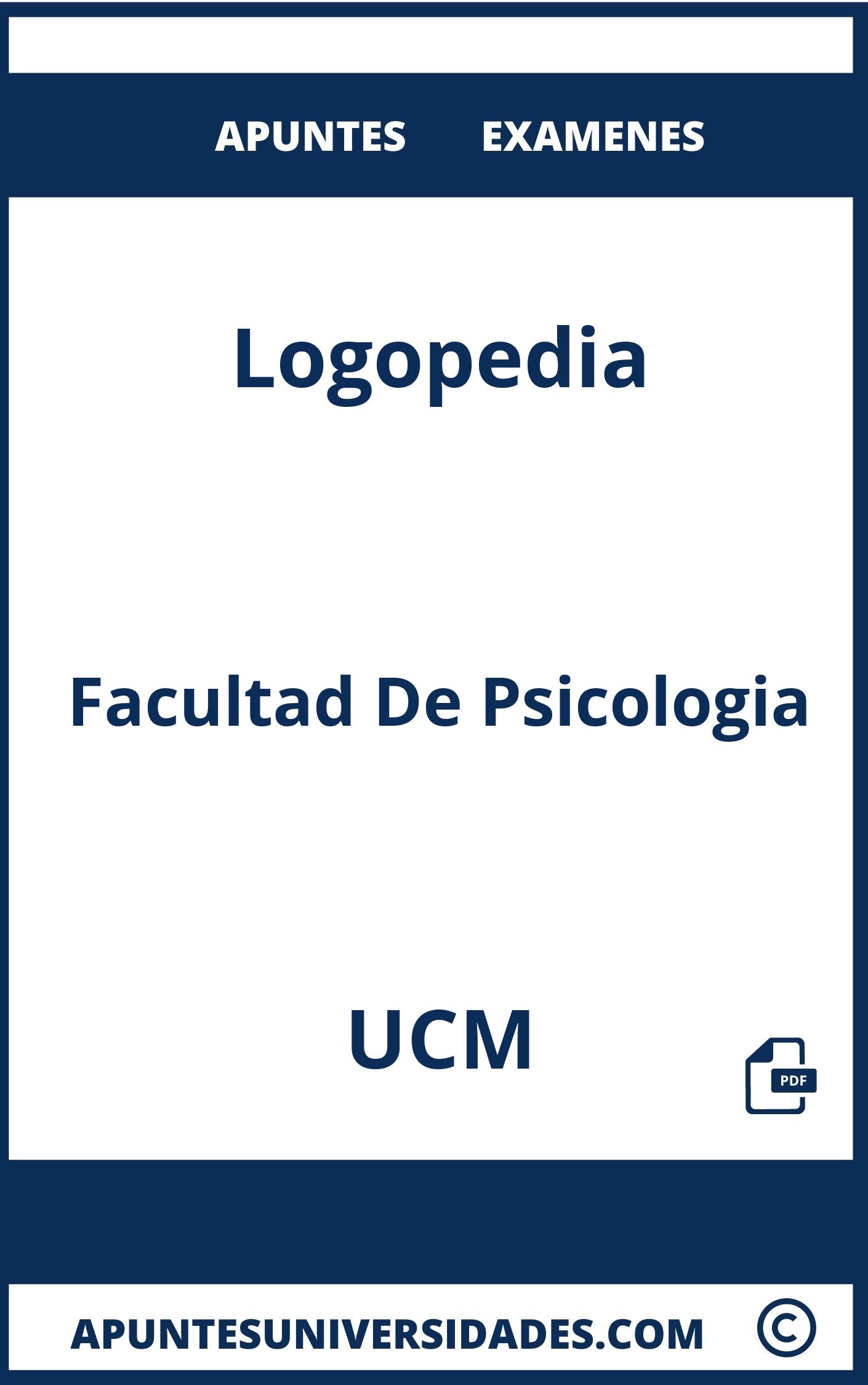 Examenes y Apuntes Logopedia UCM