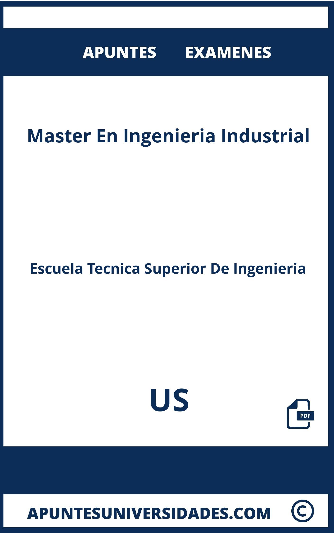 Examenes y Apuntes Master En Ingenieria Industrial US