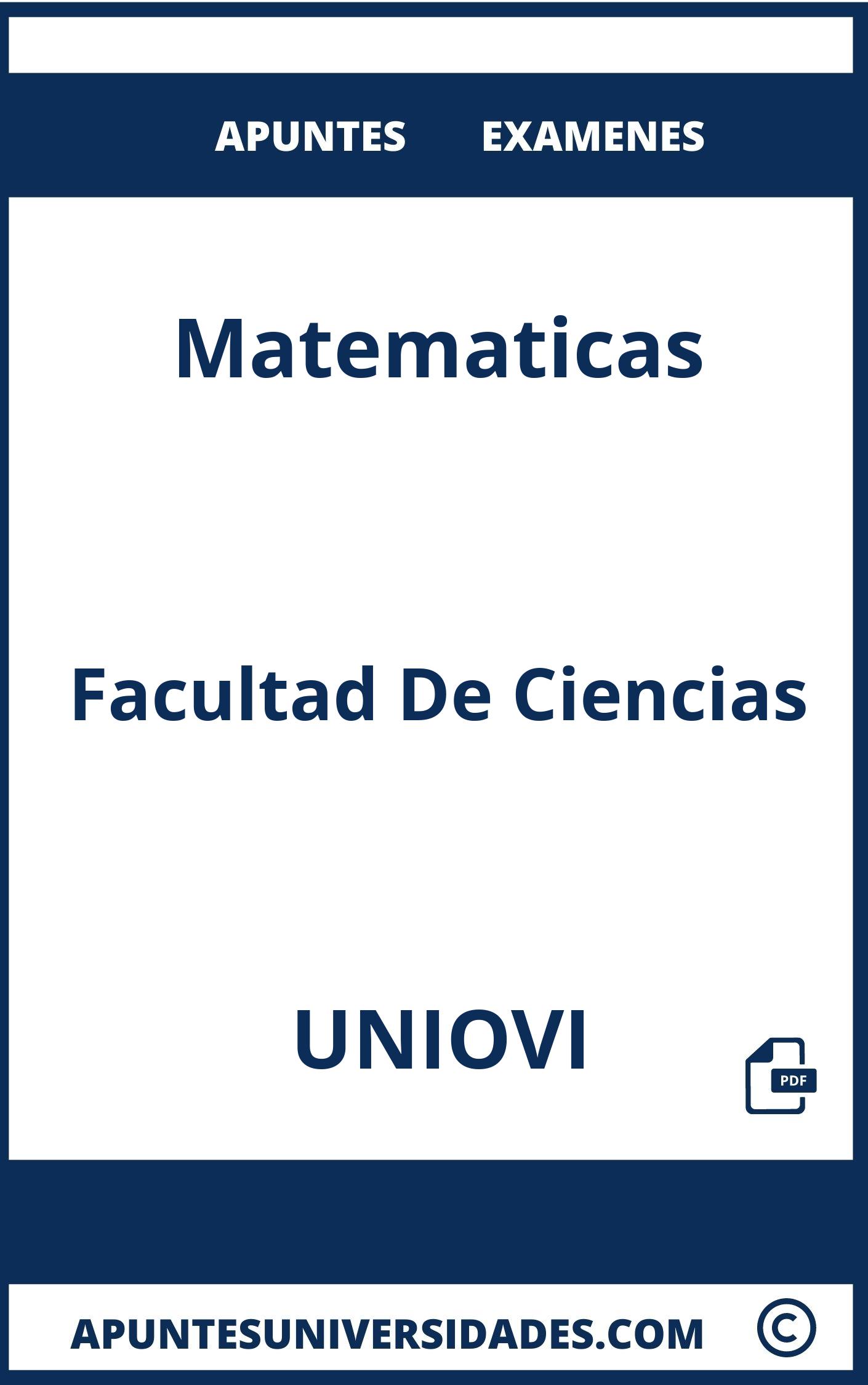 Examenes Apuntes Matematicas UNIOVI