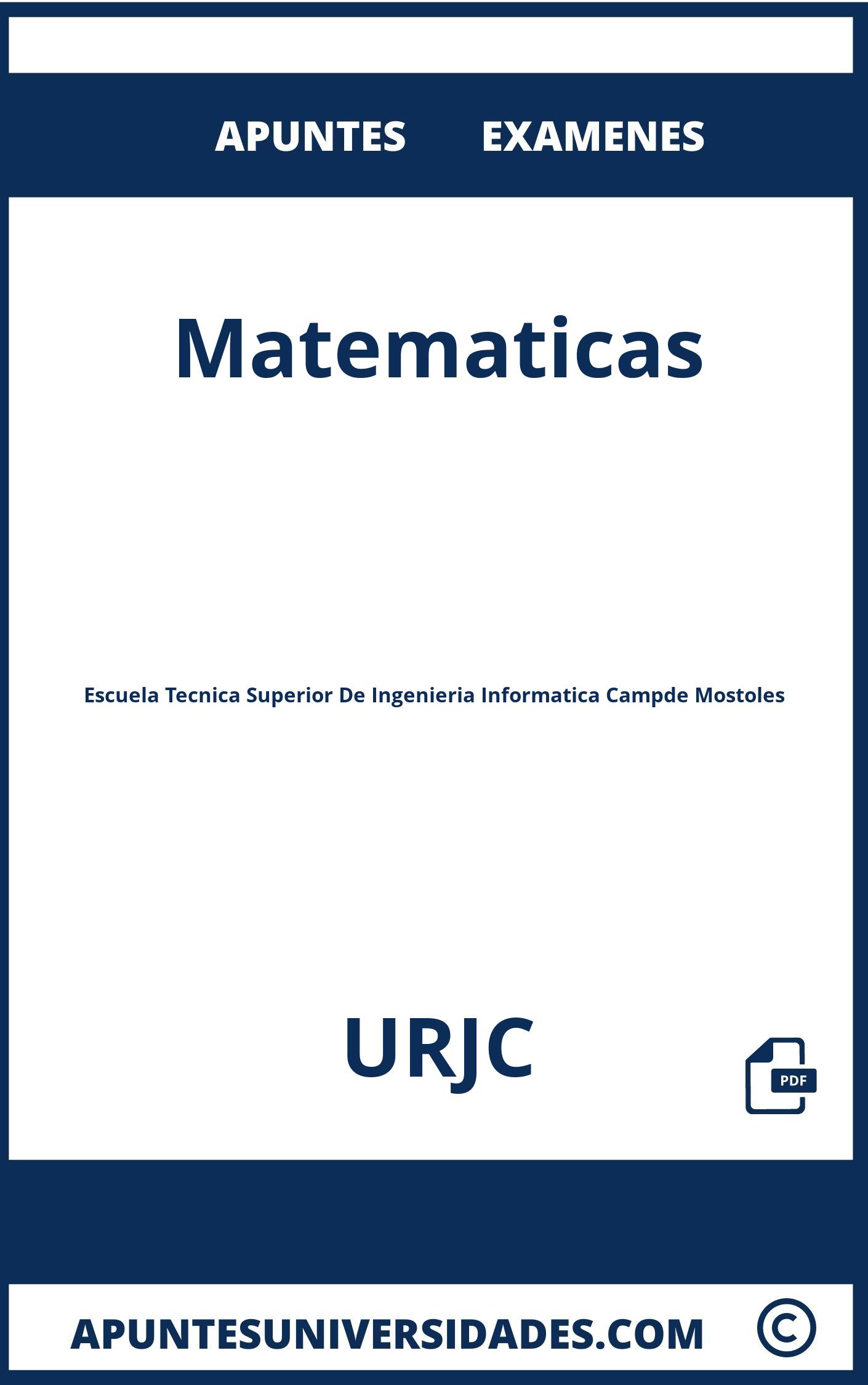 Apuntes y Examenes Matematicas URJC