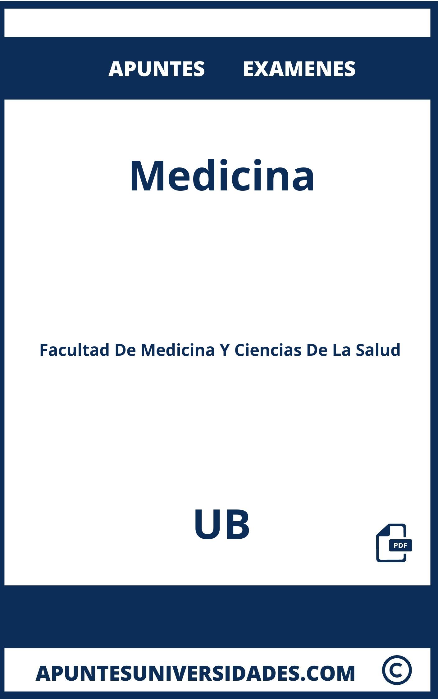 Apuntes y Examenes Medicina UB