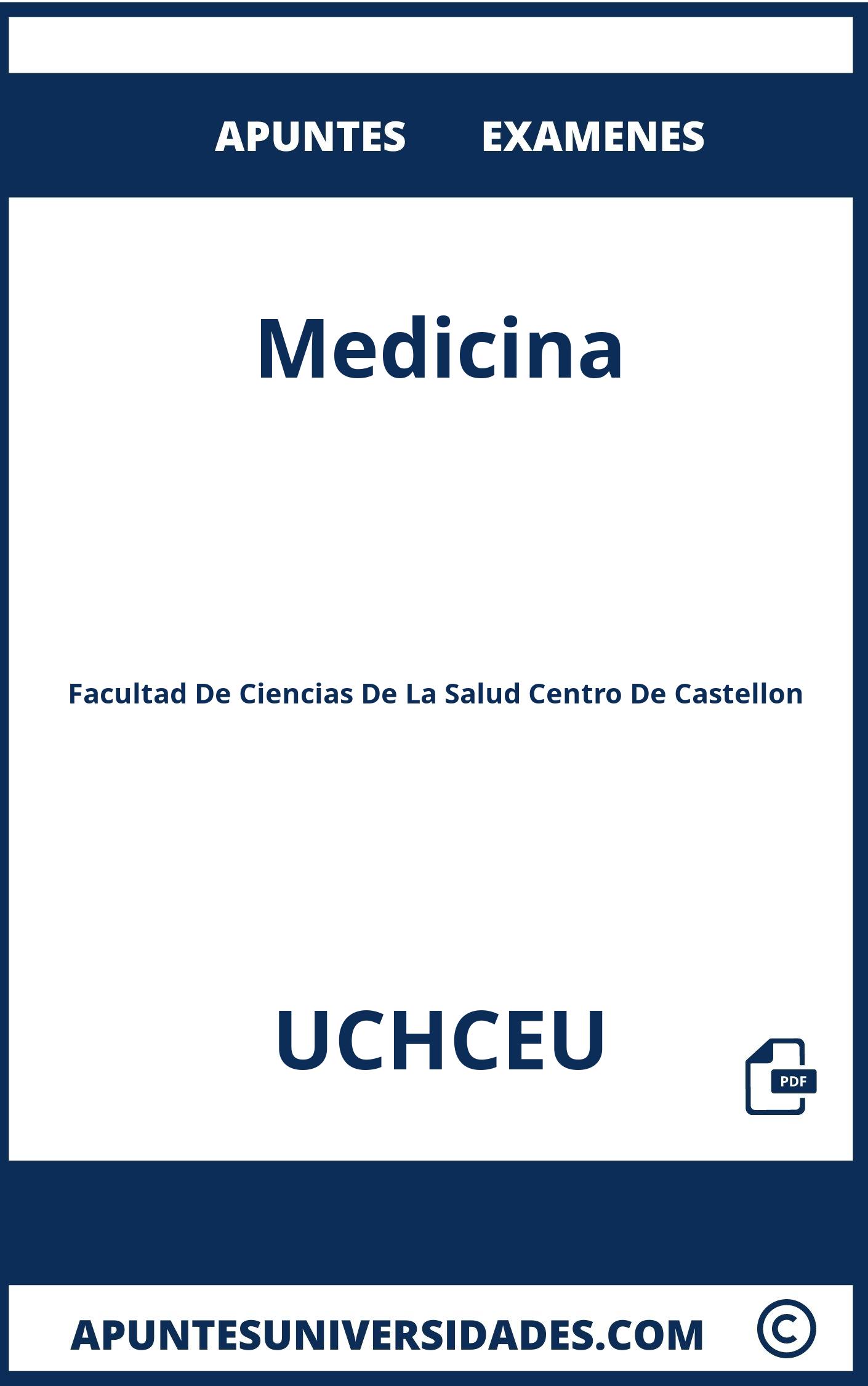 Examenes y Apuntes de Medicina UCHCEU