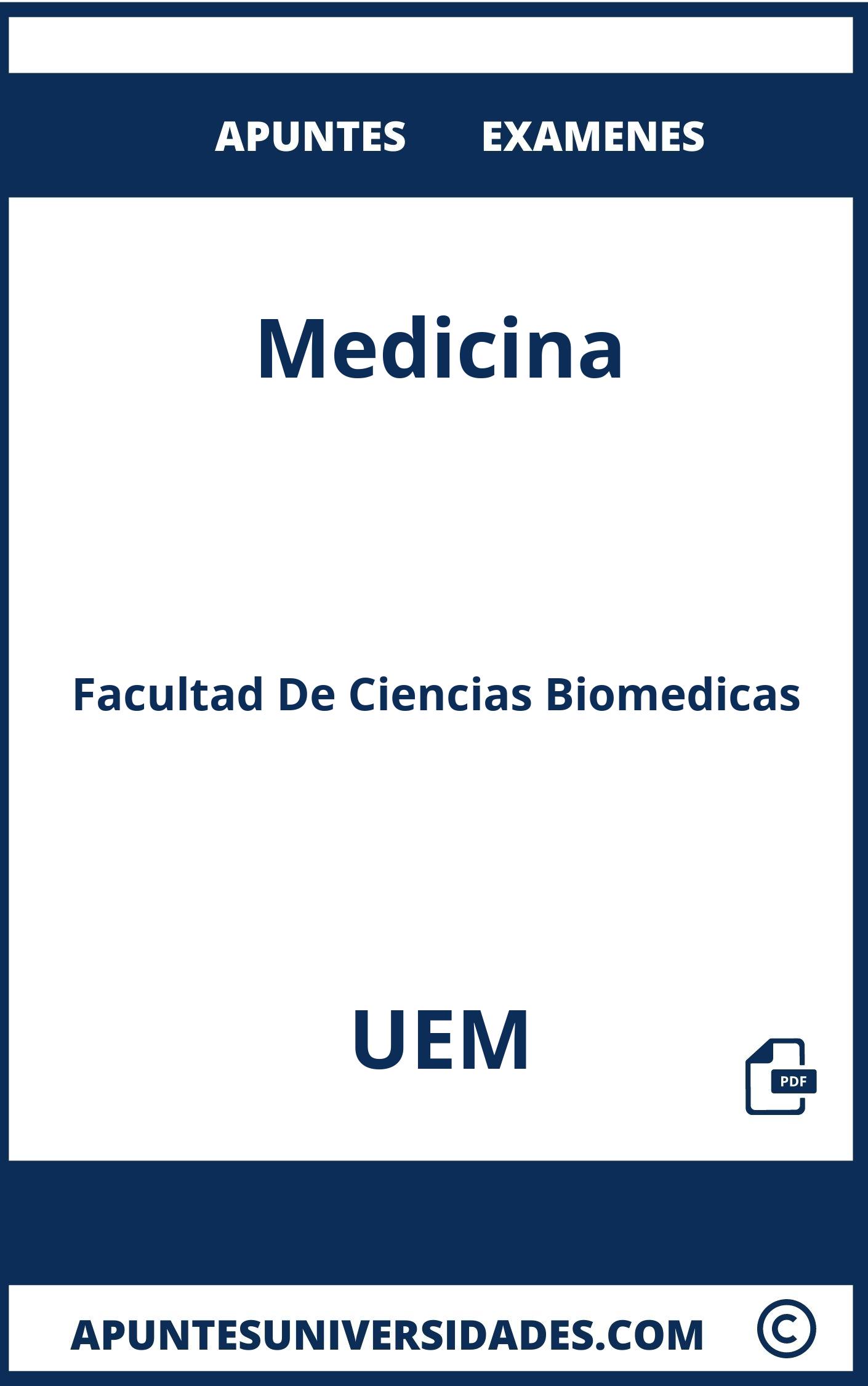 Examenes Apuntes Medicina UEM