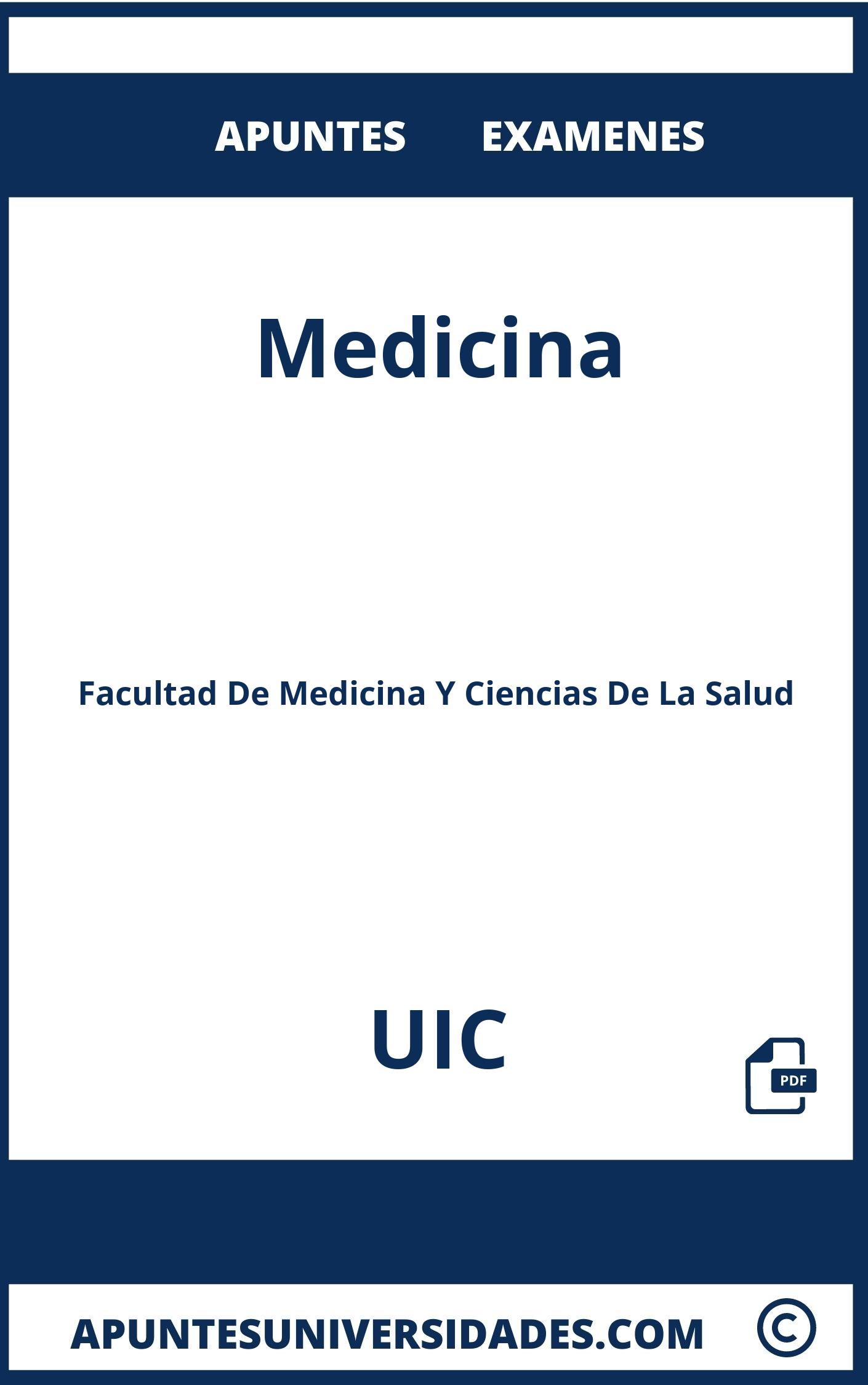 Examenes Apuntes Medicina UIC