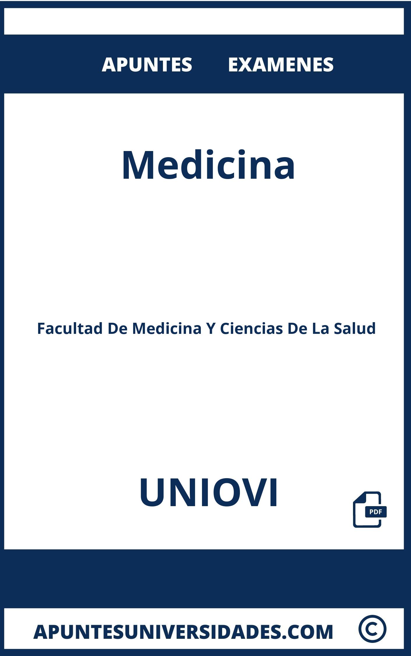 Apuntes y Examenes de Medicina UNIOVI