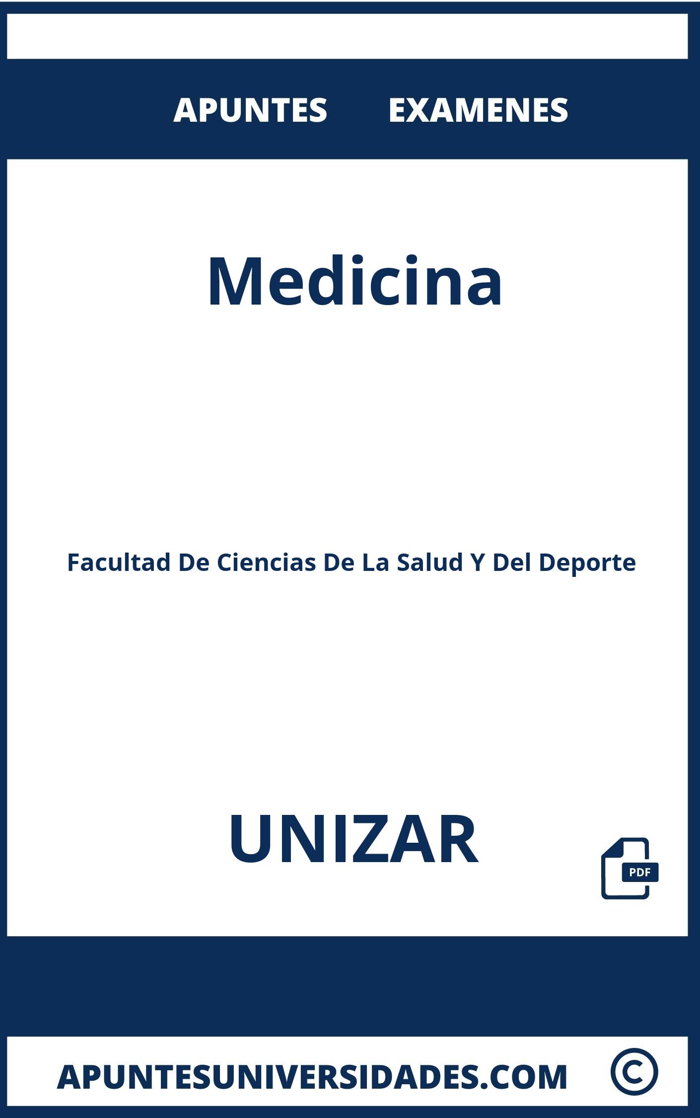 Examenes Apuntes Medicina UNIZAR