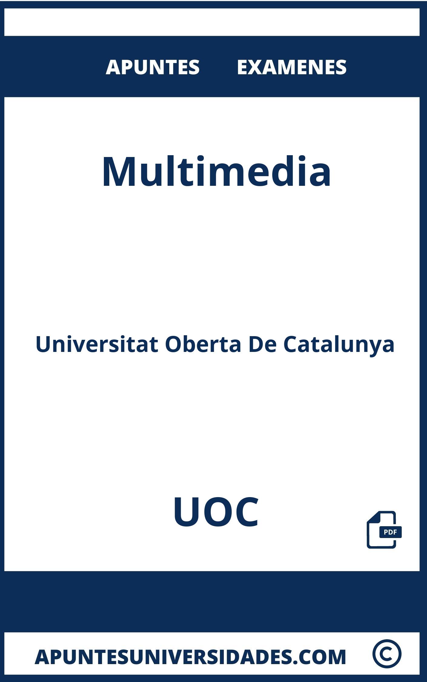 Apuntes Examenes Multimedia UOC
