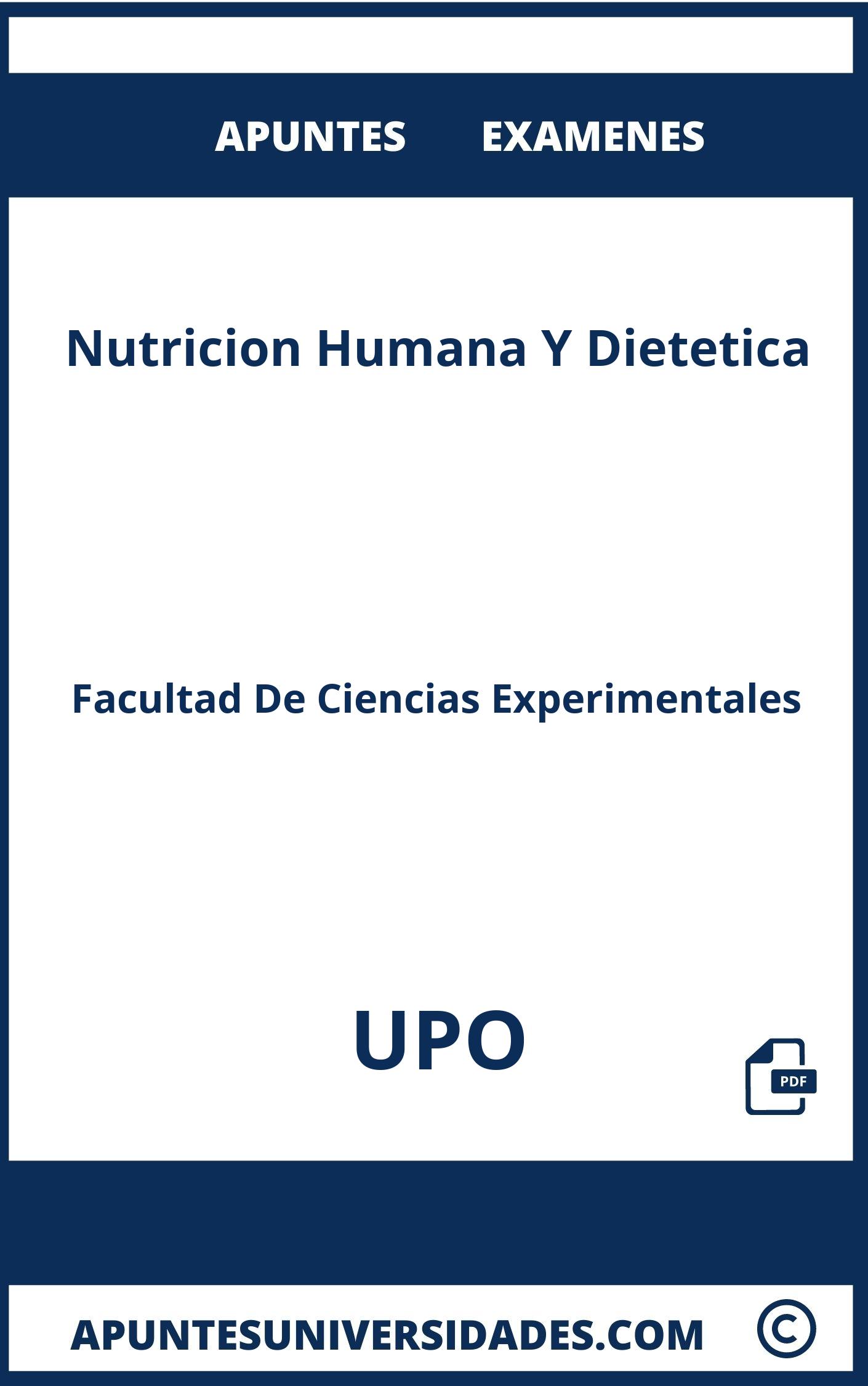 Examenes y Apuntes Nutricion Humana Y Dietetica UPO