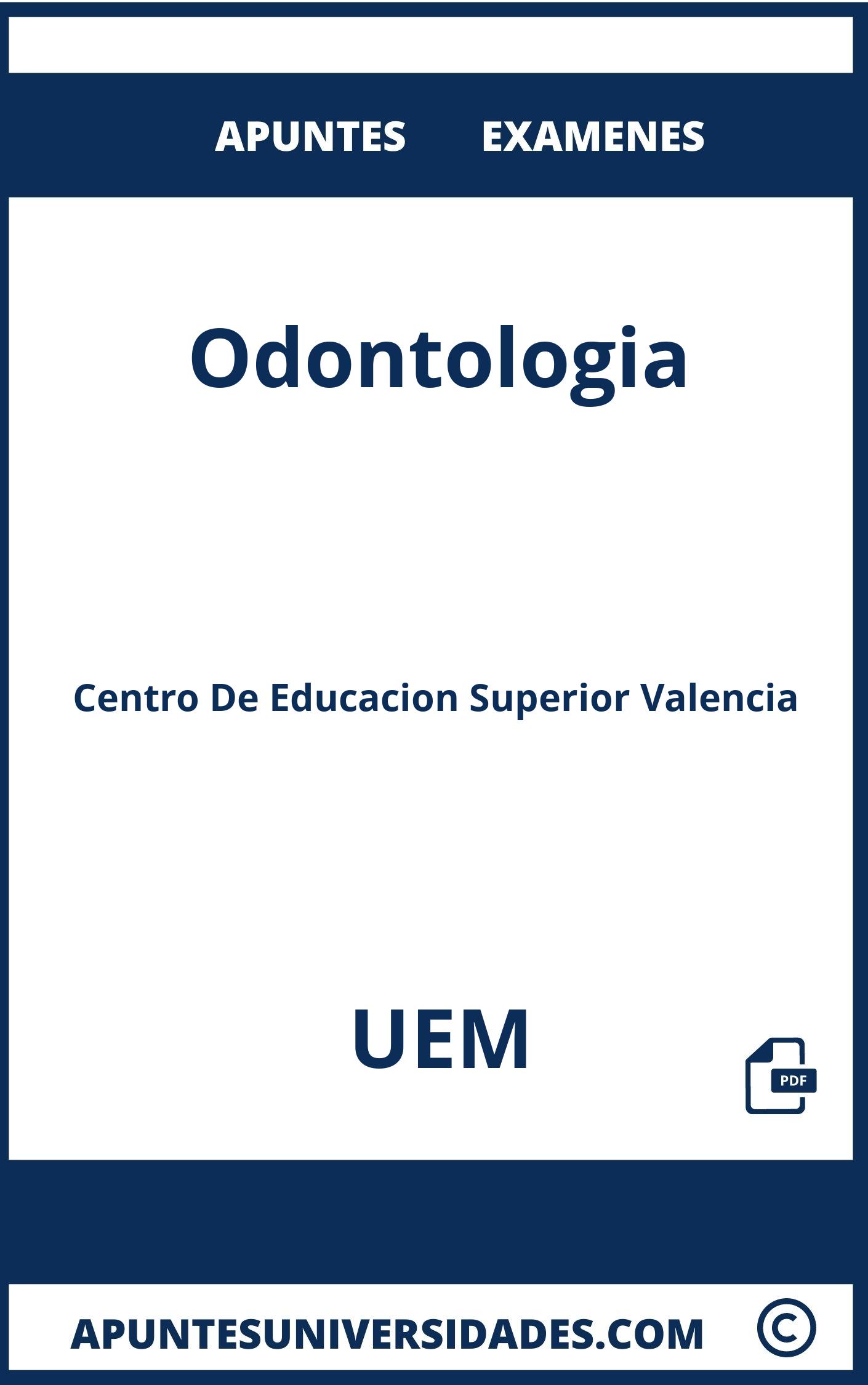 Apuntes Odontologia UEM y Examenes