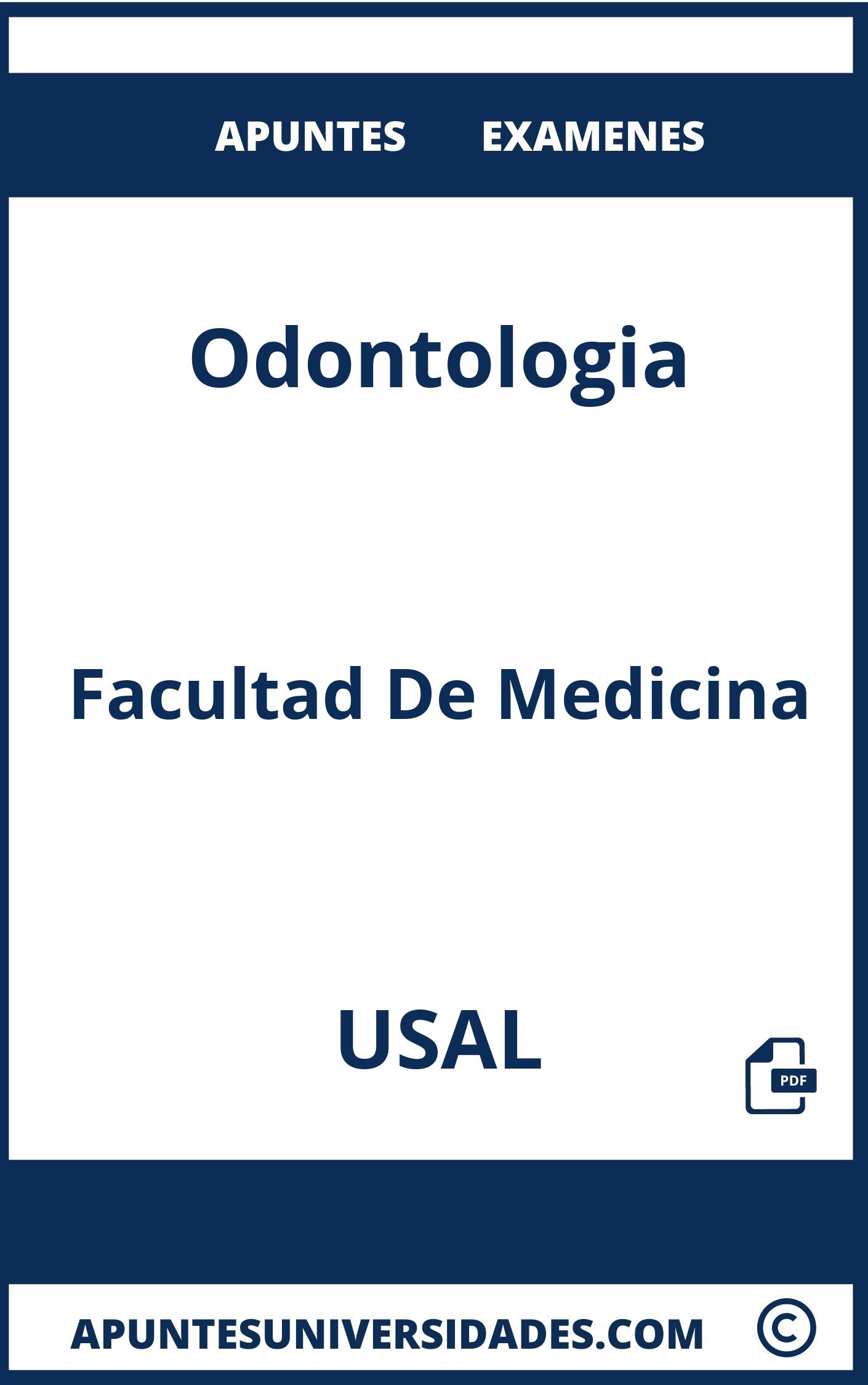 Apuntes Examenes Odontologia USAL