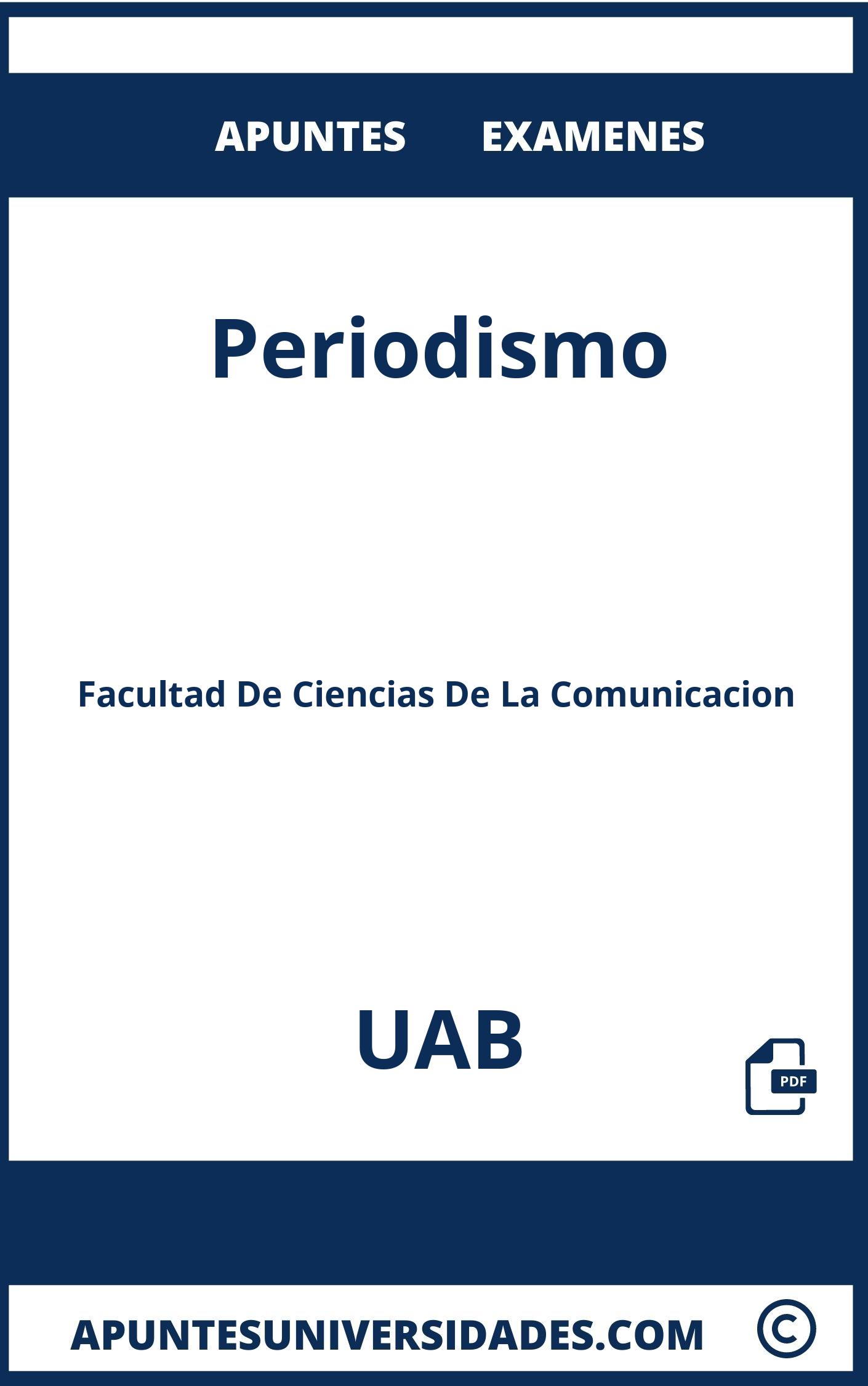 Examenes y Apuntes Periodismo UAB