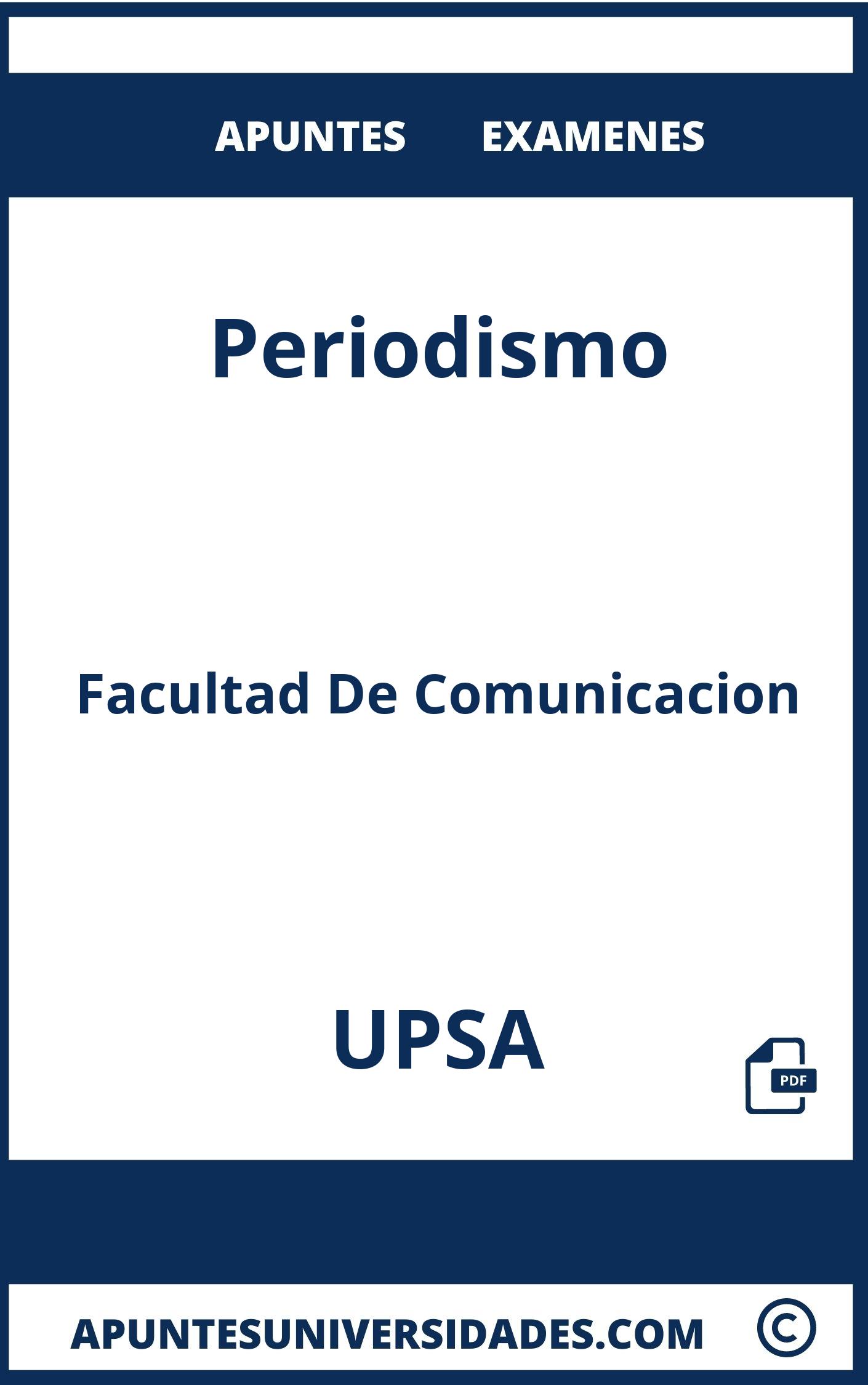 Examenes Apuntes Periodismo UPSA