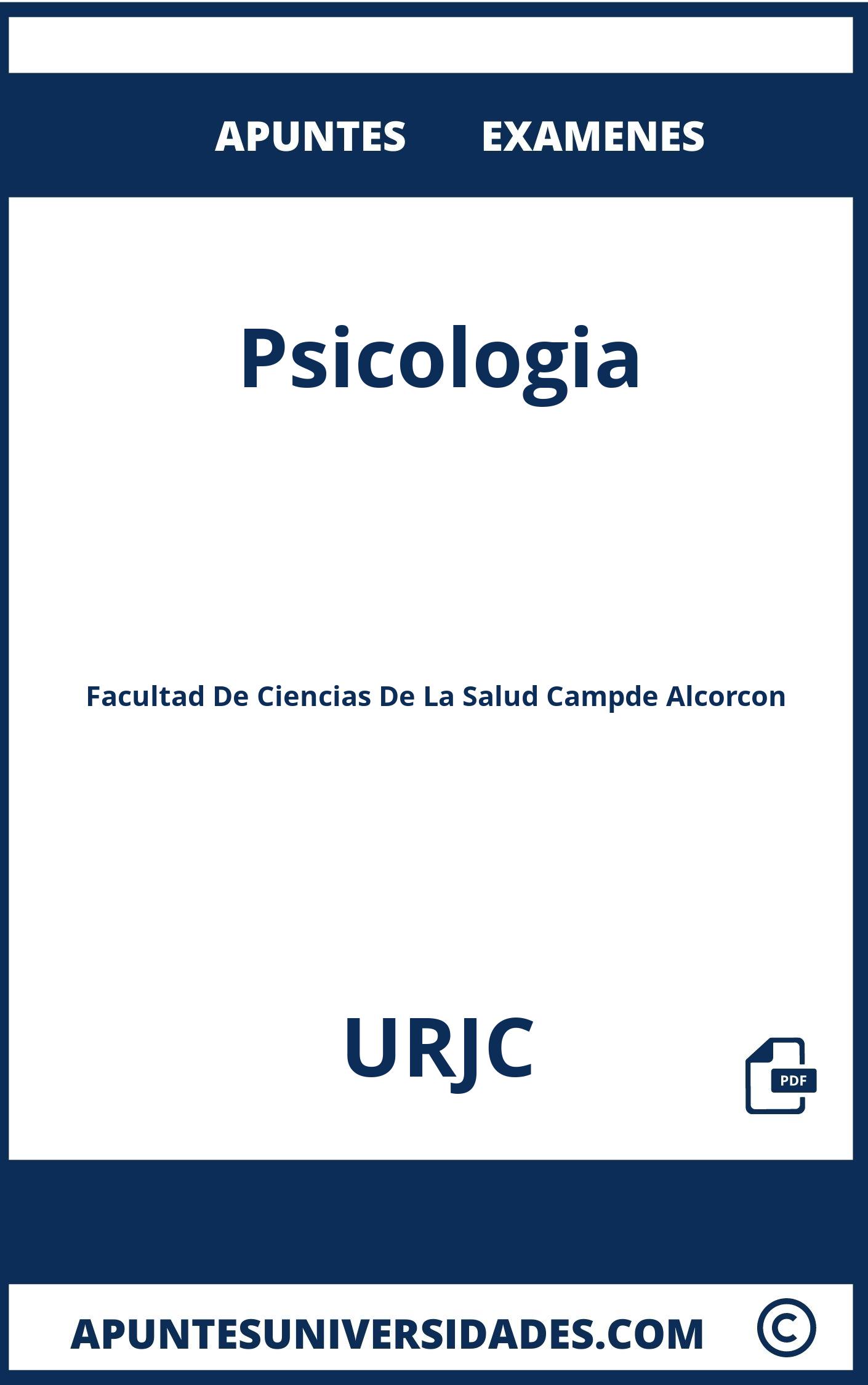 Examenes Apuntes Psicologia URJC