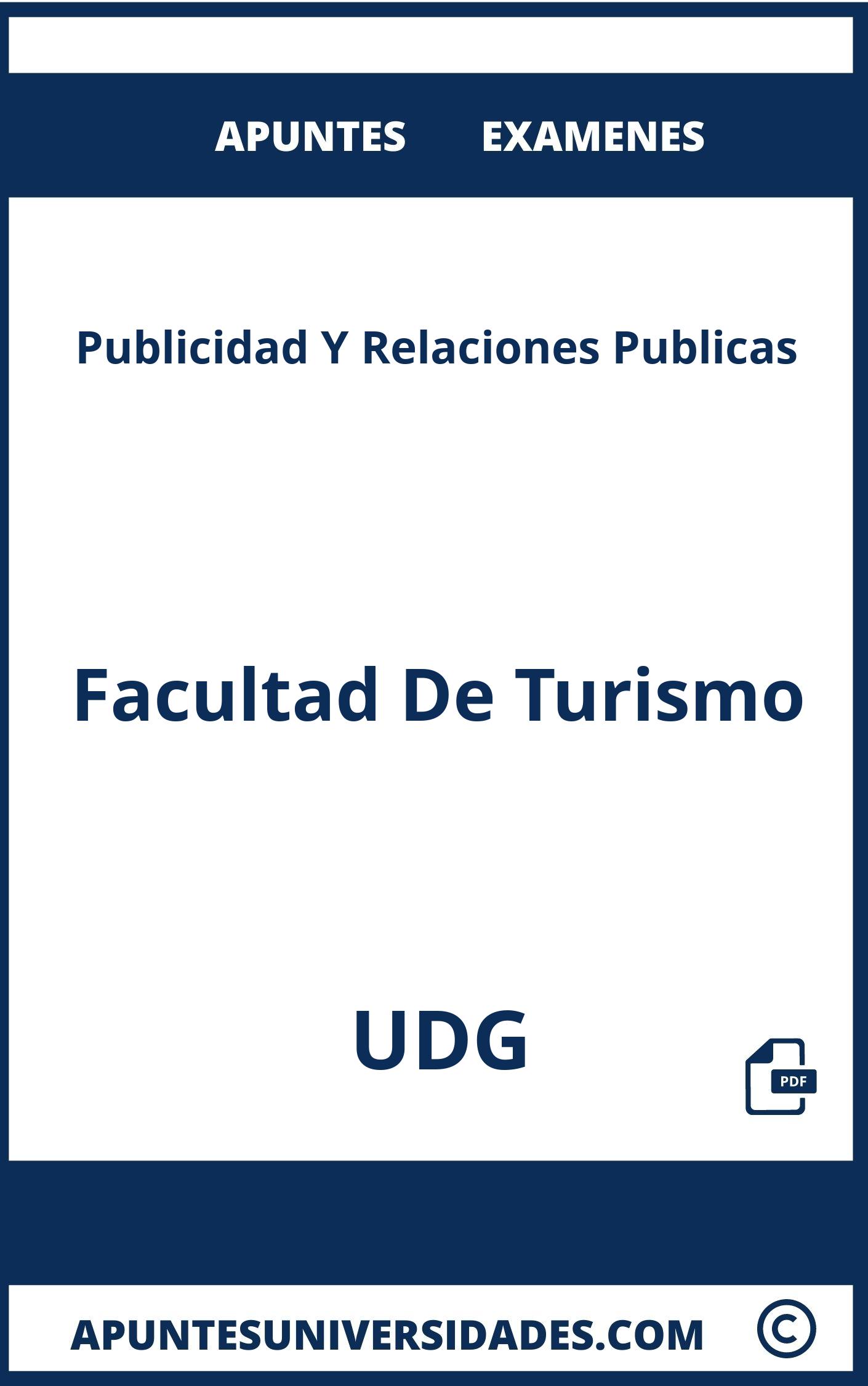 Apuntes Publicidad Y Relaciones Publicas UDG y Examenes