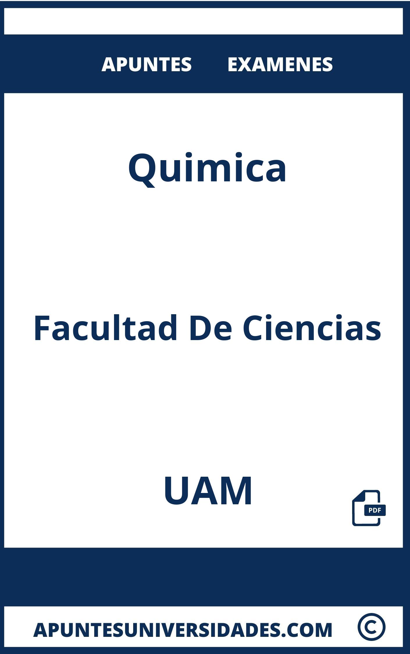 Examenes Apuntes Quimica UAM