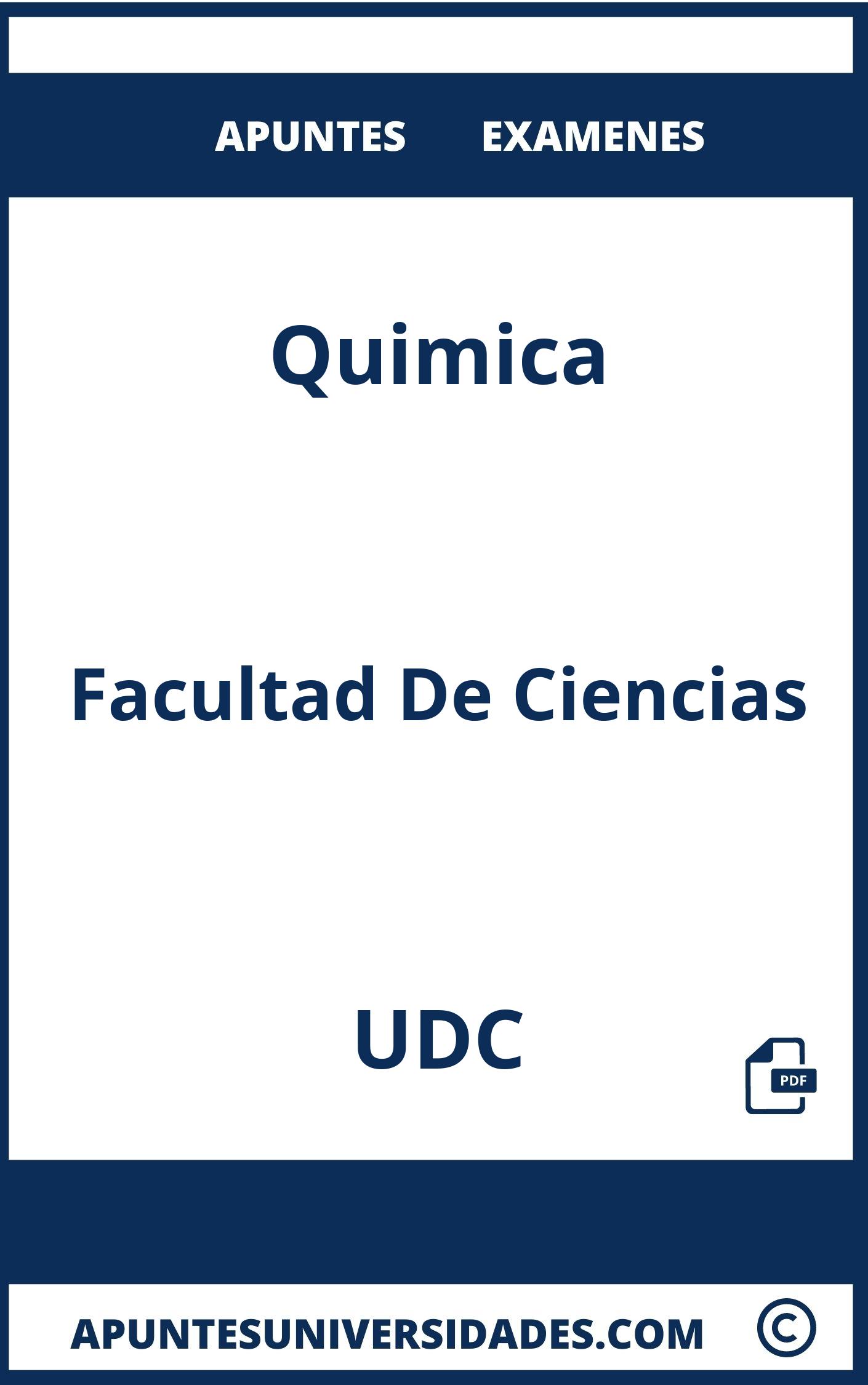 Examenes Apuntes Quimica UDC