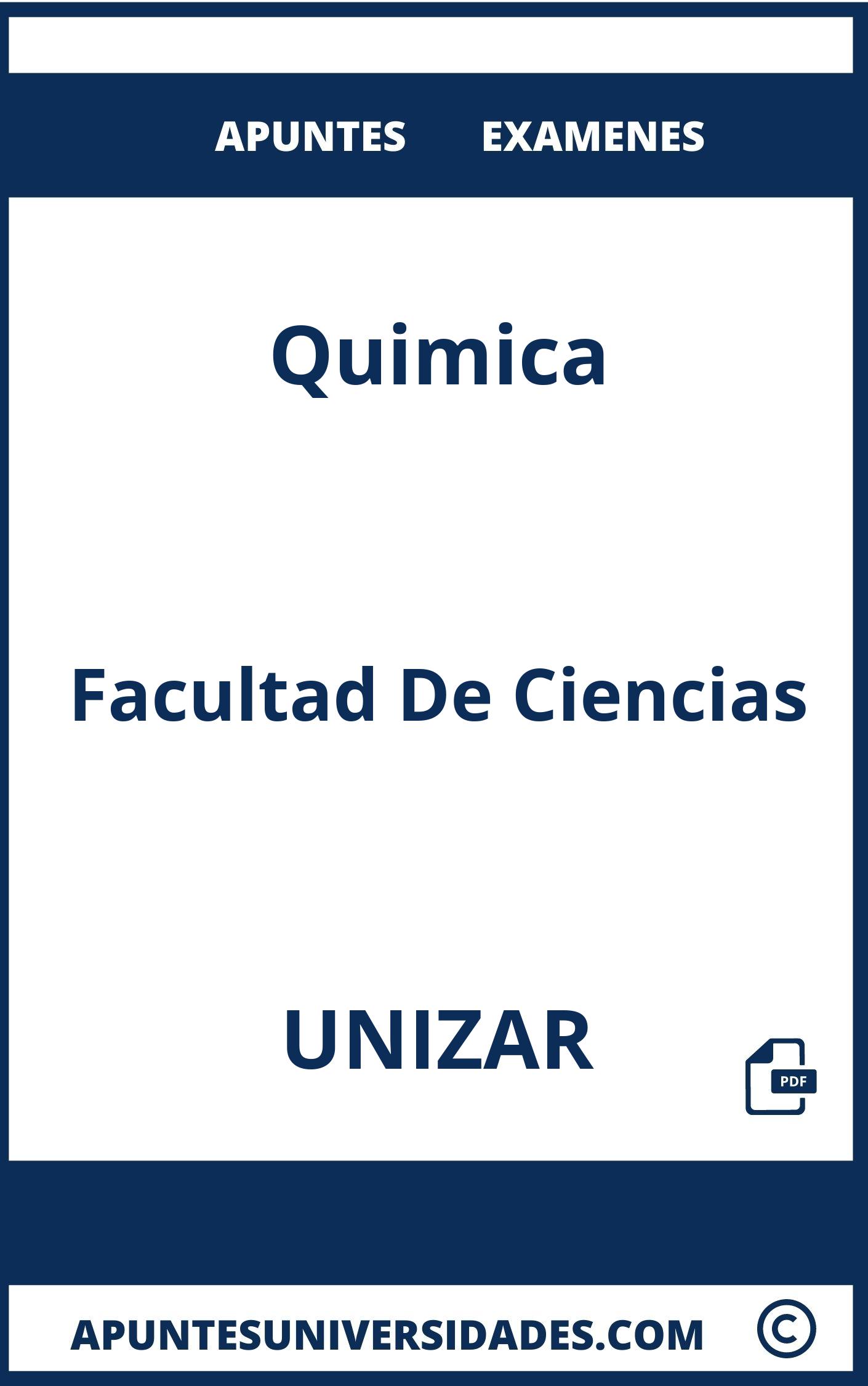 Examenes y Apuntes de Quimica UNIZAR