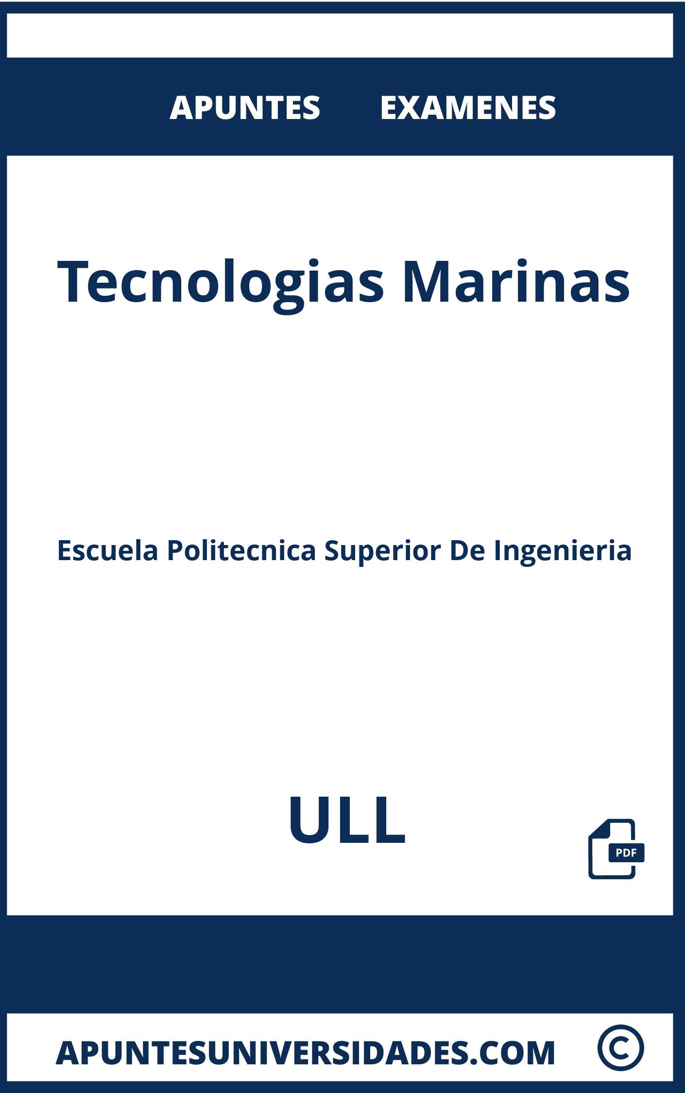 Apuntes y Examenes Tecnologias Marinas ULL