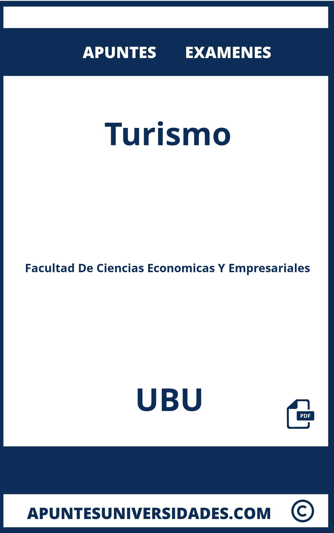 Examenes y Apuntes Turismo UBU